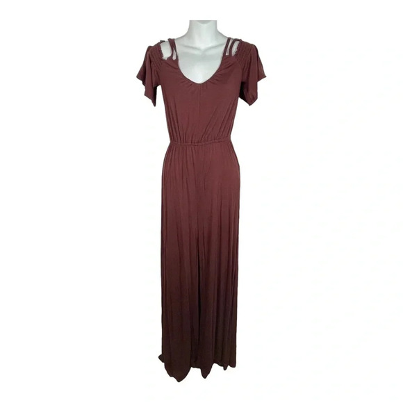 GIANNI BINI MAROON COLOR JUMPSUIT XS - Picture 1 of 6